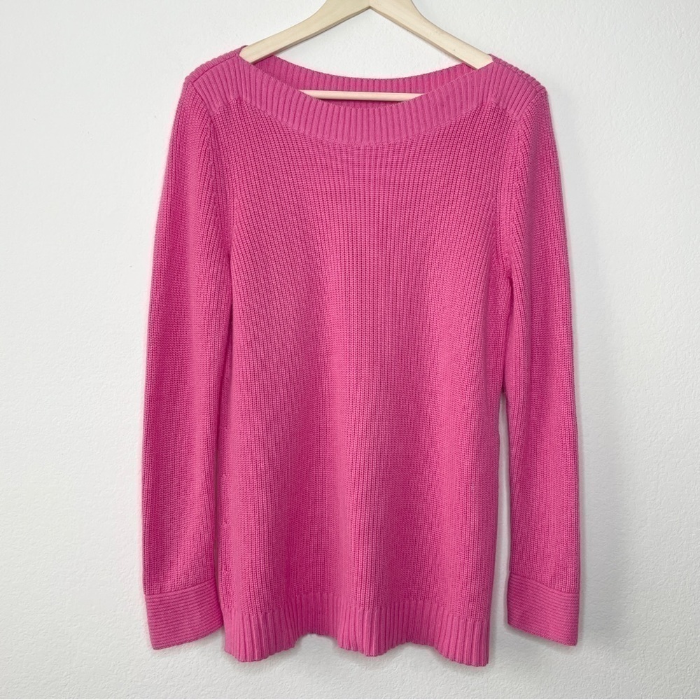 Talbots Pink Boatneck Barbie Core Sweater Size LP